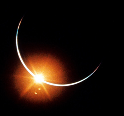 solar eclipse by earth